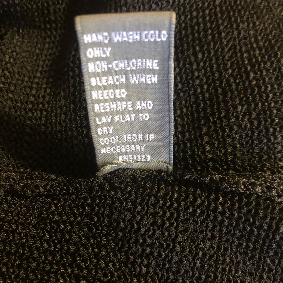 Josephine Chaus Black V-Neck Knit Top L - Picture 12 of 12